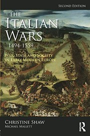 Cover of: Italian Wars 1494-1559: War, State and Society in Early Modern Europe