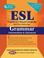 Cover of: ESL Intermediate/Advanced Grammar (Rea's Language)