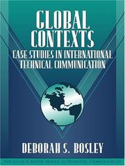 Cover of: Global Contexts: Case Studies in International Technical Communication (Part of the Allyn & Bacon Series in Technical Communication)