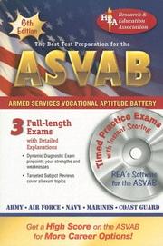 Cover of: ASVAB w/CD-ROM (REA)-The Best Test Prep (Test Preps) by Research and Education Association, Julian Paul Keenan