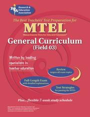 Cover of: MTEL General Curriculum (REA) - The Best Test Prep