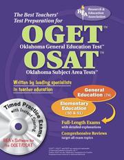 Cover of: OGET/OSAT (REA) - The Best Test Prep, Oklahoma Gen. Ed. and Subj. Area  (Elem) (Test Preps)