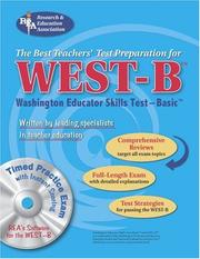Cover of: WEST-B (REA) with CD- The Best Test Prep for the Washington Educator Skills Test