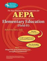 Cover of: AEPA Elementary Education (Field 01) (REA) -Arizona Educator Proficiency Assessment