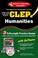 Cover of: CLEP Humanities w/CD-ROM (REA) The Best Test Prep for the CLEP