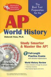 Cover of: AP World History w/ CD-ROM (REA) - The Best Test Prep for the AP World History (Test Preps)