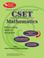 Cover of: CA CSET Math 7-12 (REA) - The Best Teachers' Test Prep for the Cset