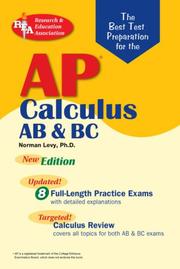 Cover of: AP Calculus AB/BC (REA)- The Best Test Prep for by Norman Levy