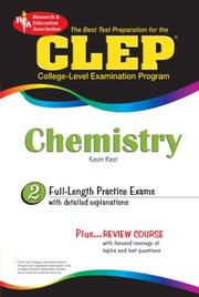 Cover of: CLEP Chemistry (REA) The Best Test Prep for