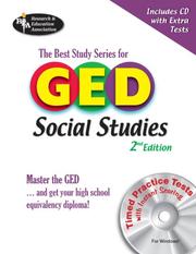 Cover of: GED Social Studies w/CD-ROM (REA) -- The Best Test Prep for the  GED (TESTware)