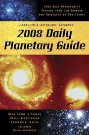 Cover of: 2008 Daily Planetary Guide (Llewellyn's Daily Planetary Guide)