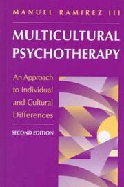 Cover of: Multicultural psychotherapy: an approach to individual and cultural differences