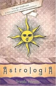 Cover of: Astrologia by Brenda Valentin