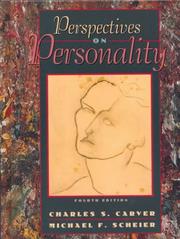 Cover of: Perspectives on personality by Charles S. Carver