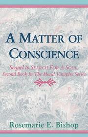 Cover of: A Matter of Conscience (The Moral Vampire Series, Book 2)