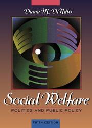 Cover of: Social Welfare by Diana M. DiNitto