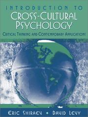 Introduction to Cross-Cultural Psychology by Eric Shiraev