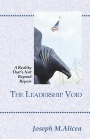 Cover of: The Leadership Void | Joseph M. Alicea