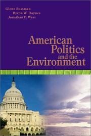 Cover of: American Politics and the Environment | Glenn Sussman