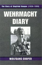 Cover of: Wehrmacht Diary