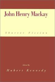Cover of: John Henry Mackay | Hubert C. Kennedy