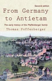 Cover of: From Germany to Antietam: the early history of the Poffenberger family