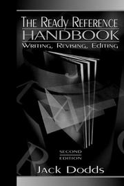 Cover of: The ready reference handbook by Jack Dodds, Jack Dodds