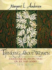 Cover of: Thinking About Women by Margaret L. Andersen