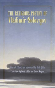 Cover of: Religious Poetry of Vladimir Solovyov by Vladimir Sergeyevich Solovyov, Sergeĭ Nikolaevich Bulgakov, Boris Jakim