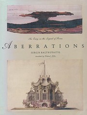 Cover of: Aberrations: an essay on the legend of forms