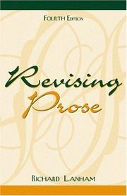 Revising prose by Richard A. Lanham