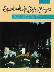 Cover of: Spirituals for Solo Singers for Medium High Voice | Jay Althouse