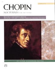 Cover of: Nocturnes (Complete) (Alfred Masterwork Edition)