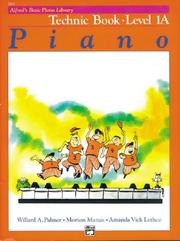Cover of: Alfred's Basic Piano Library by Willard Palmer, Morton Manus, Lethco