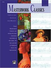Cover of: Masterwork Classics, Level 9 (Alfred Masterwork Edition) | Jane Magrath