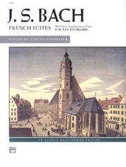 Cover of: French Suites (Alfred Masterwork Edition) | 