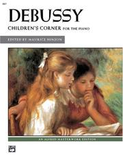 Cover of: Children's Corner Suite (Alfred Masterwork Editions)