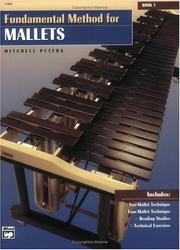 Cover of: Fundamental Method for Mallets, Book 1 by 