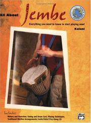 Cover of: All About Jembe (Book & CD) (Alfred's world percussion series)