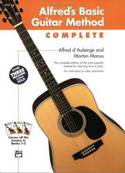 Cover of: Alfred's Basic Guitar Method (Complete, Books 1 - 3)