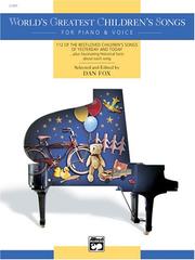 Cover of: World's Greatest Children's Songs (World's Greatest)