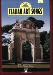 Cover of: Gateway to Italian Art Songs: An Anthology of Italian Song and Interpretation for High Voice (Book only) (Gateway Series)