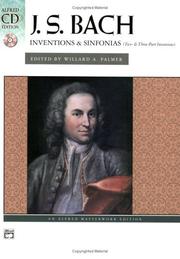 Cover of: J. S. Bach: Inventions & Sinfonias (Book & CD) (Alfred CD Edition)