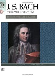 Cover of: J. S. Bach: Two-Part Inventions (Book & CD) (Alfred CD Edition)