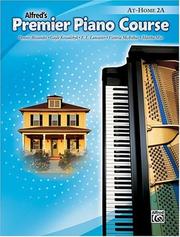 Cover of: Premier Piano Course Athome Book: Level 2a (Alfred's Premier Piano Course) (Alfred's Premier Piano Course)