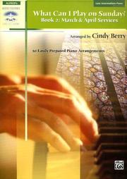 Cover of: What Can I Play on Sunday? by Cindy Berry