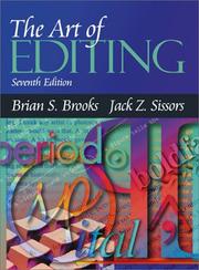 Cover of: The art of editing