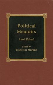 Cover of: Political Memoirs (Religion and Society in the New Millennium)