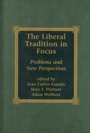 Cover of: The Liberal Tradition in Focus | Joo Carlos Espada