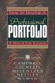 Cover of: How to develop a professional portfolio: a manual for teachers